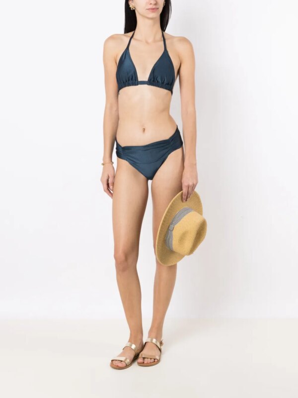Lygia & Nanny Bikinislip met ruches - Zwart