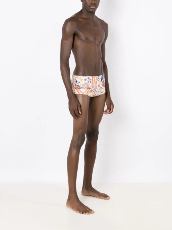 Lygia & Nanny Zwembroek met print - Wit