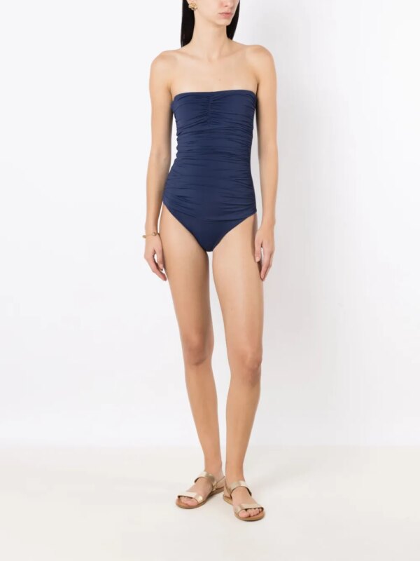 Lygia & Nanny Badpak met ruches - Blauw