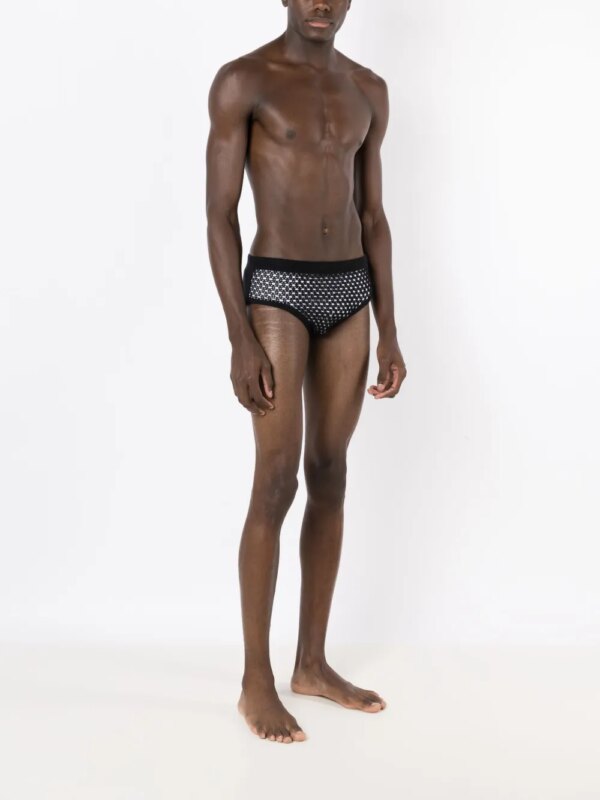 Amir Slama Gehaakte zwembroek - Zwart