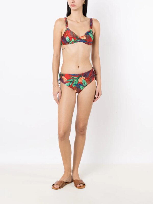 Lygia & Nanny Bikini met bloemenprint - Rood