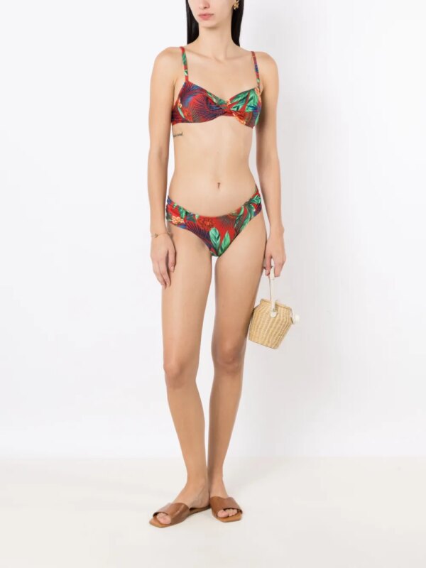 Lygia & Nanny Bikini met bloemenprint - Rood