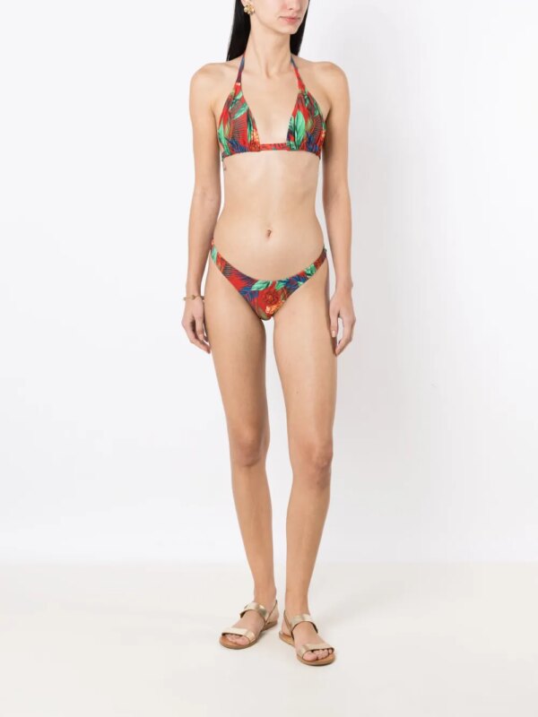 Lygia & Nanny Bikinitop met bloemenprint - Rood