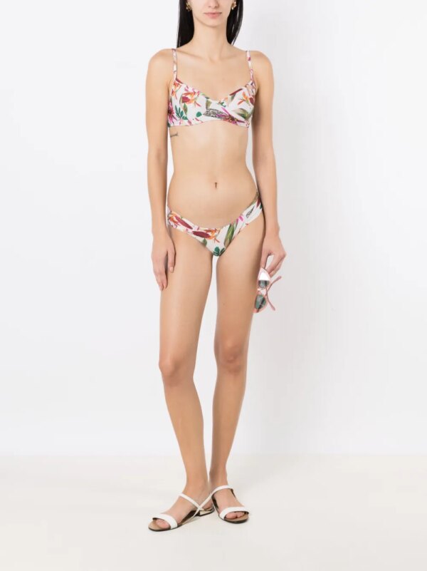 Lygia & Nanny Fijngeribbelde bikinitop - Wit