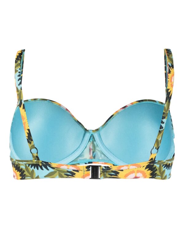 Marlies Dekkers Bikinitop met bloemenprint - Blauw