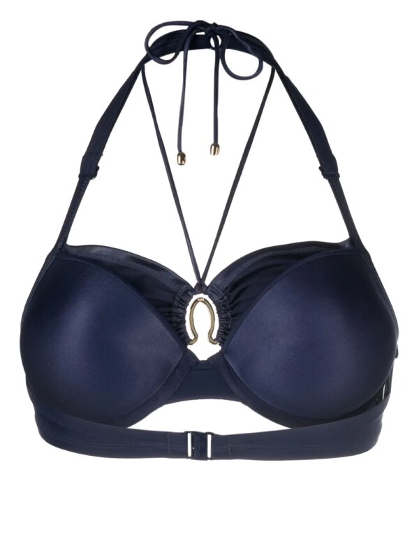 Marlies Dekkers Jet Set Bikinitop met watervalhals - Blauw