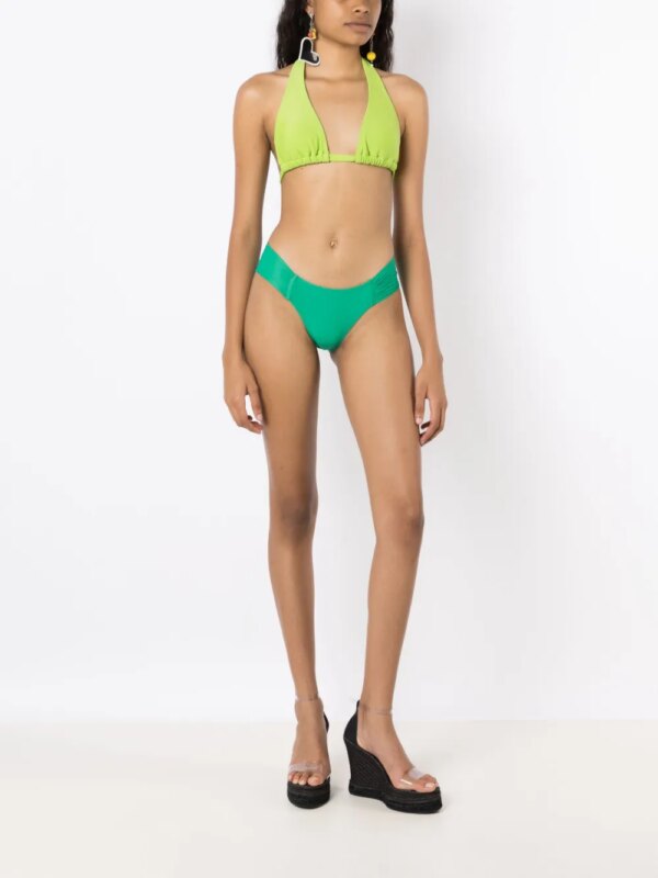 Amir Slama High waist bikinislip - Groen