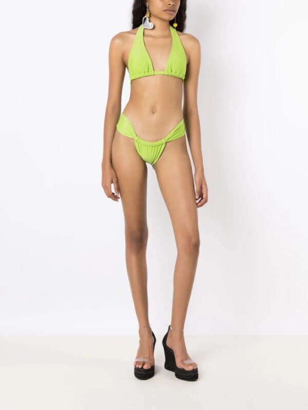 Amir Slama High waist bikinislip - Groen
