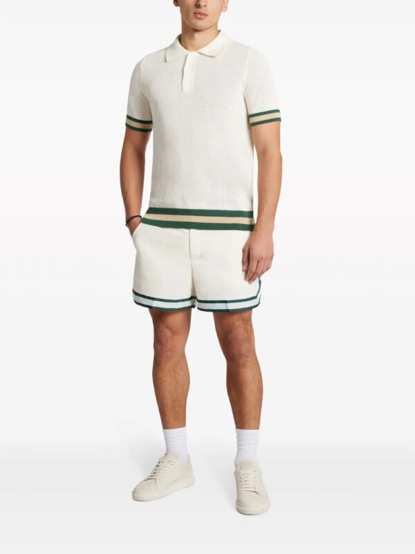 CHÉ Gestreepte zwembroek - Wit