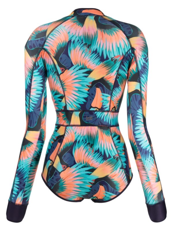 Duskii Badpak met logoprint - Veelkleurig