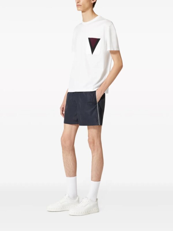 Valentino Garavani Zwembroek met studs - Blauw