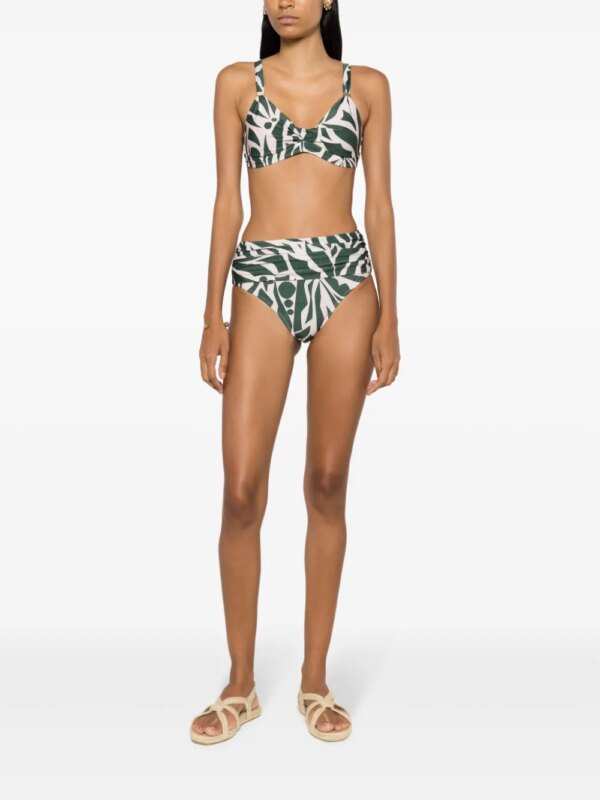 Lygia & Nanny Bikini met abstracte print - Groen