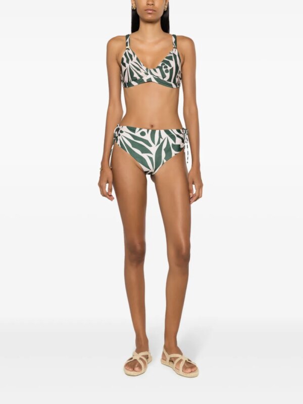 Lygia & Nanny Bikini met abstracte print - Groen