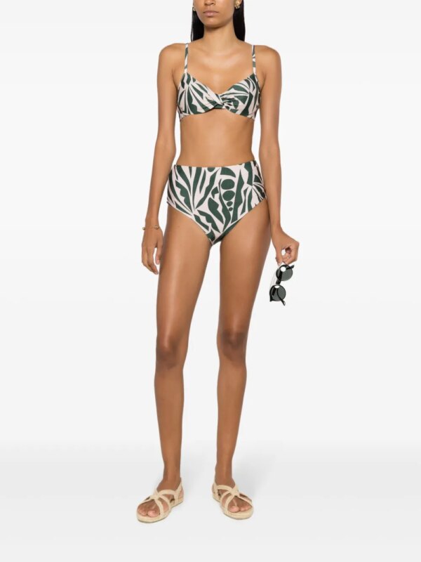 Lygia & Nanny High waist bikinislip - Groen