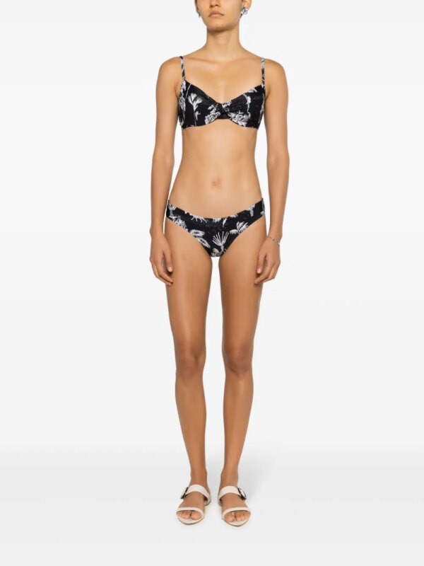 Lygia & Nanny Bikinitop met gedraaid detail - Zwart