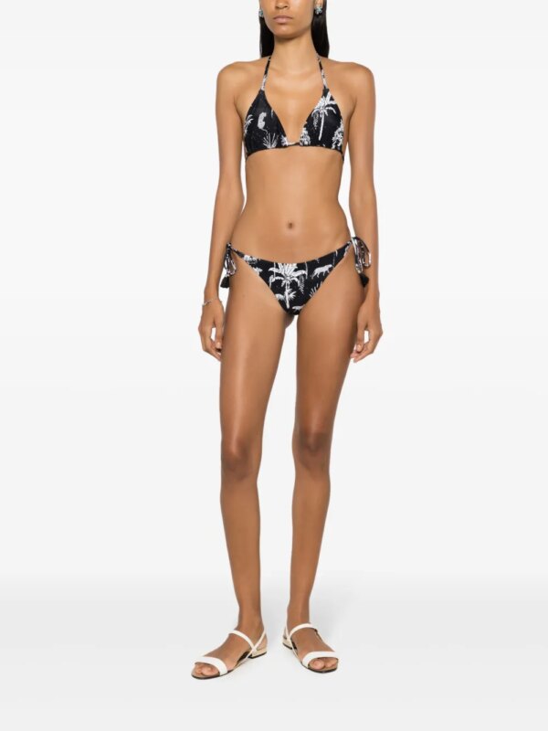 Lygia & Nanny Bikini met grafische print - Zwart