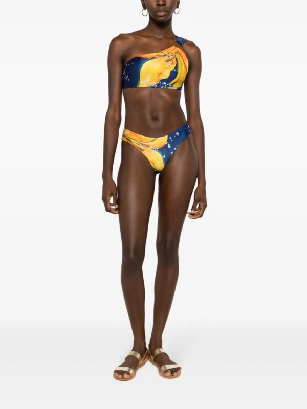 Lenny Niemeyer Bikinislip met abstracte print - Blauw