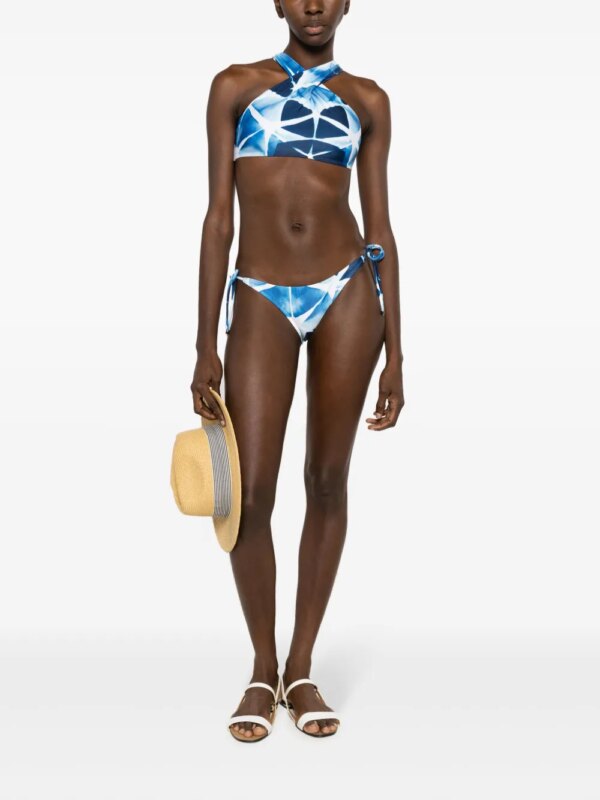 Lenny Niemeyer Bikinitop met abstracte print - Blauw