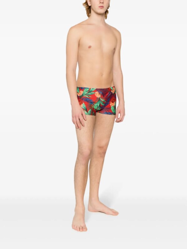 Lygia & Nanny Zwembroek met bloemenprint - Veelkleurig