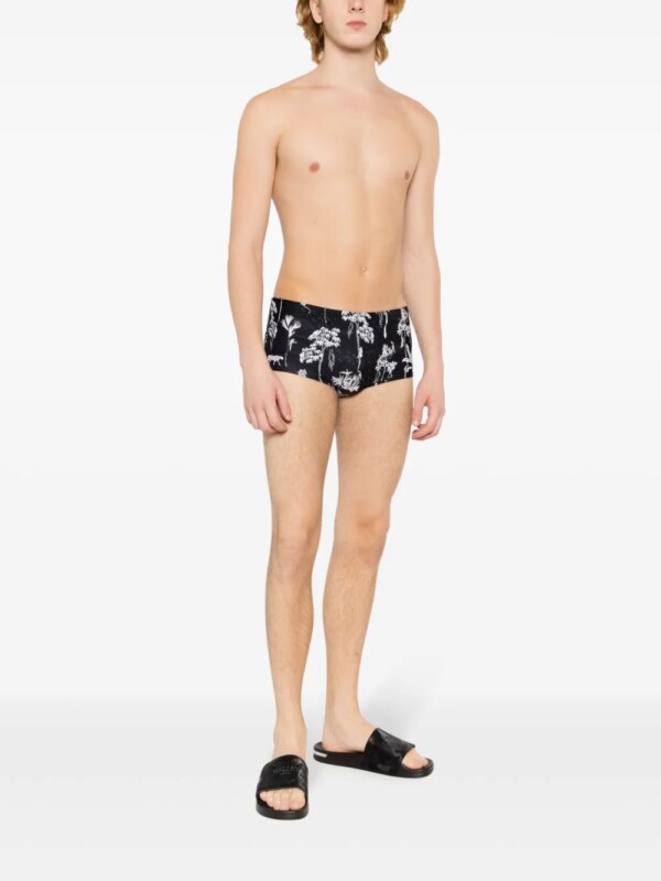 Lygia & Nanny Copacabana zwembroek met print - Zwart