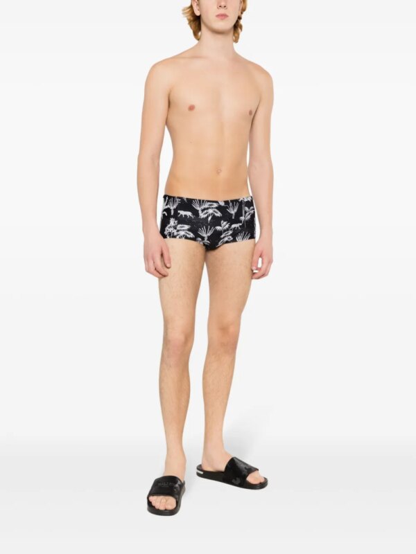 Lygia & Nanny Parati zwembroek met print - Zwart