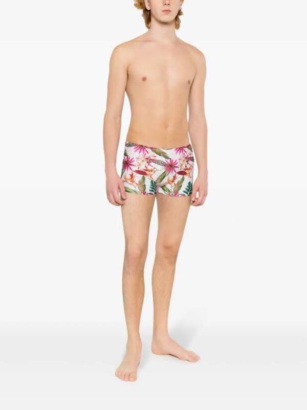 Lygia & Nanny Zwembroek met bloemenprint - Veelkleurig