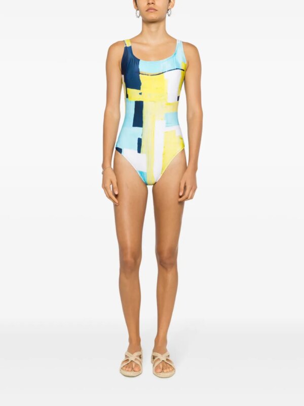 Lenny Niemeyer Badpak met abstracte print - Veelkleurig