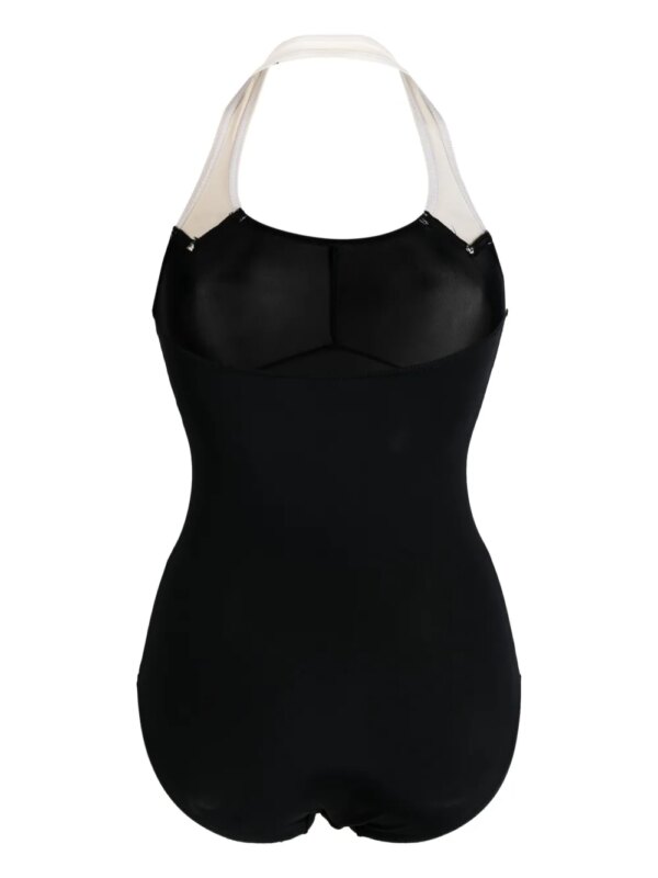 CHANEL Pre-Owned 1990-2000s badpak met halternek - Zwart