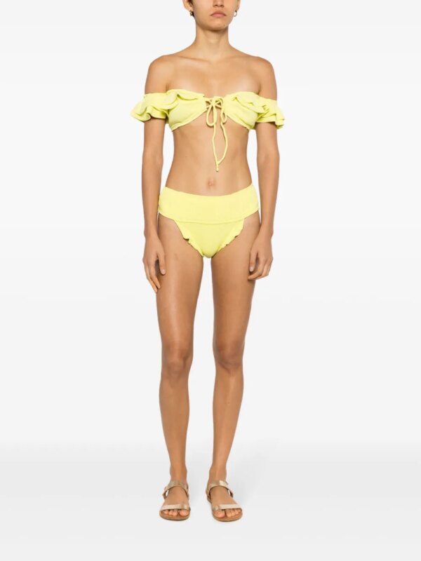 Clube Bossa Bikinitop met ruches - Geel