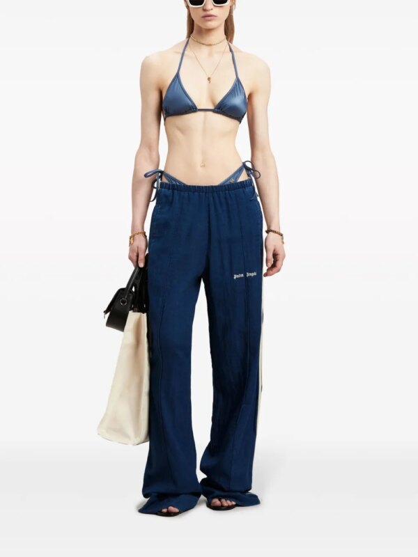 Palm Angels Triangel bikinitop - Blauw