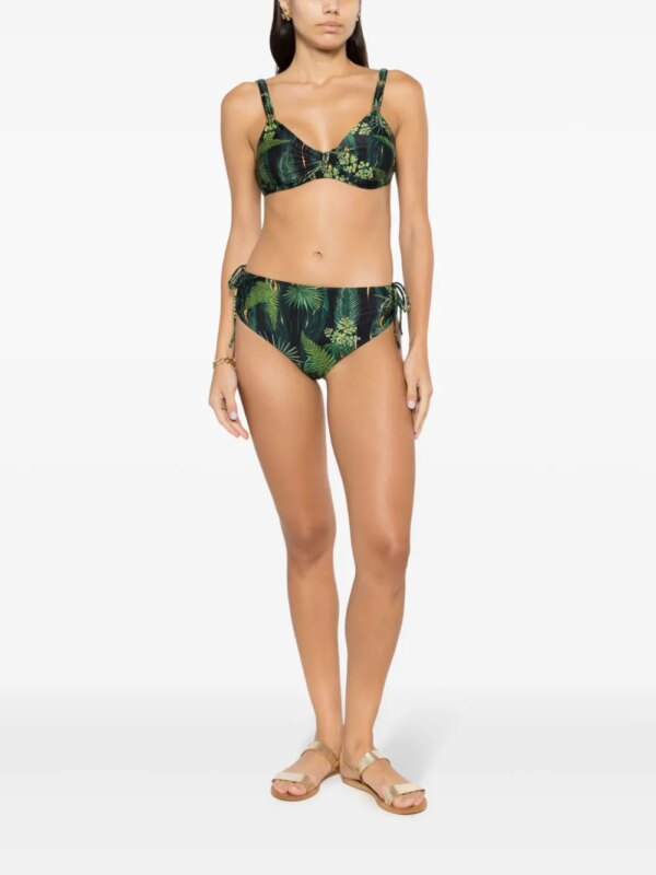 Lygia & Nanny Bikini met abstracte print - Groen