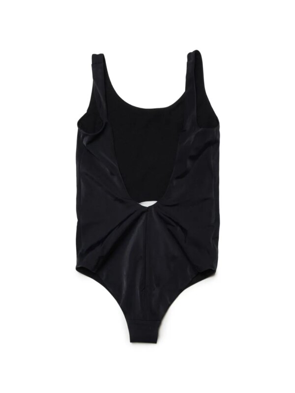 MM6 Maison Margiela Kids Badpak met print - Zwart