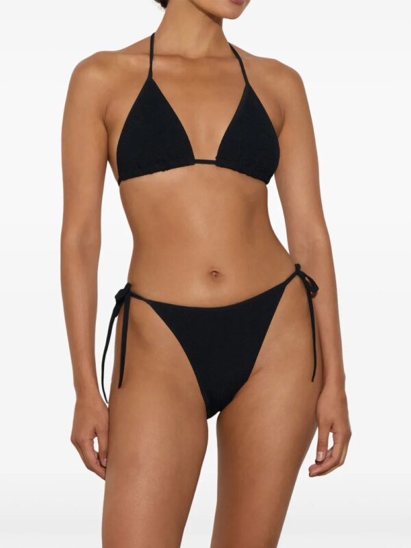 Hunza G Gesmockte bikini - Zwart