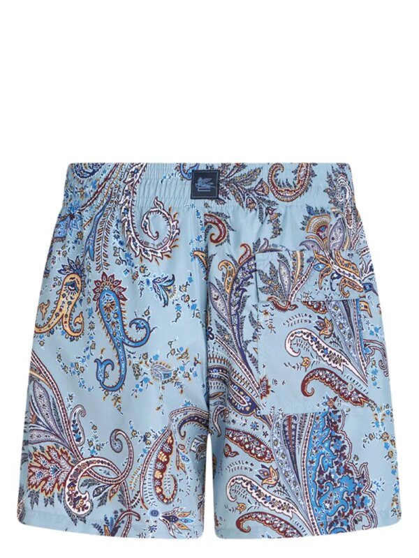 ETRO Zwembroek met paisley-print - Blauw