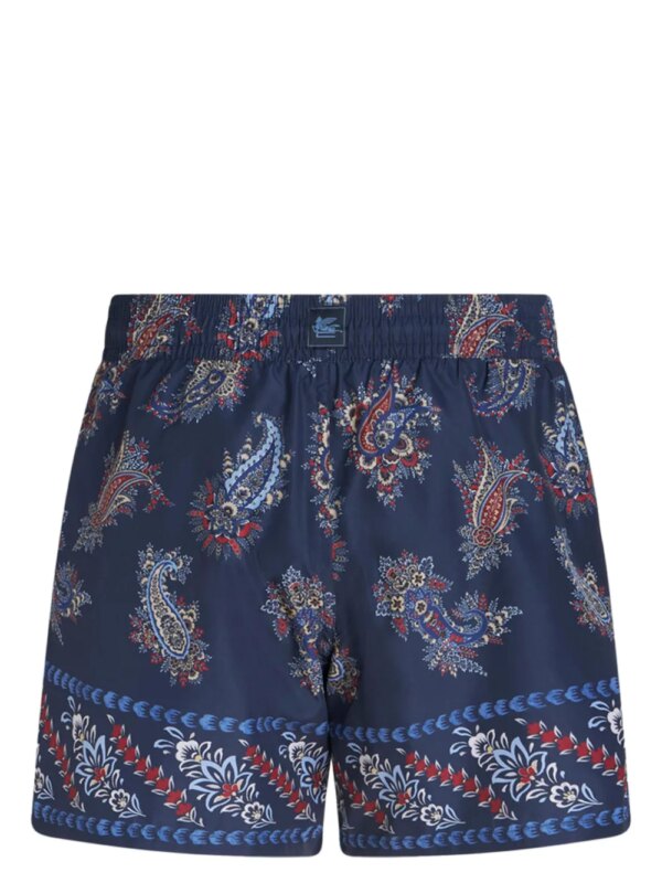 ETRO Zwembroek met paisley-print - Blauw