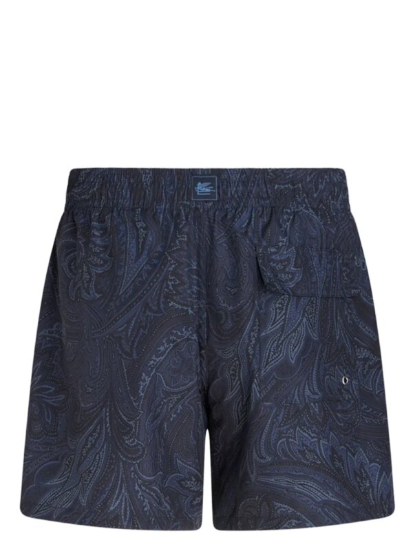 ETRO Zwembroek met paisley-print - Blauw