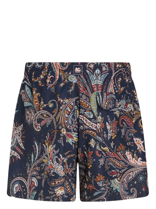 ETRO Zwembroek met paisley-print - Blauw