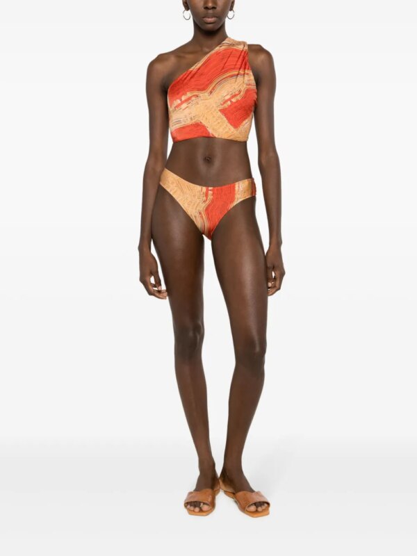 Lenny Niemeyer Asymmetrische bikinitop - Bruin