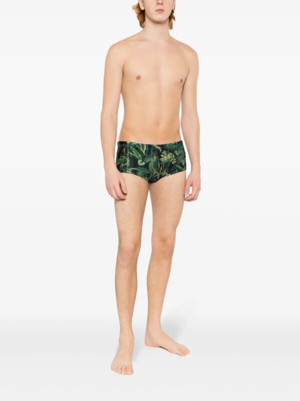 Lygia & Nanny Zwembroek met print - Groen