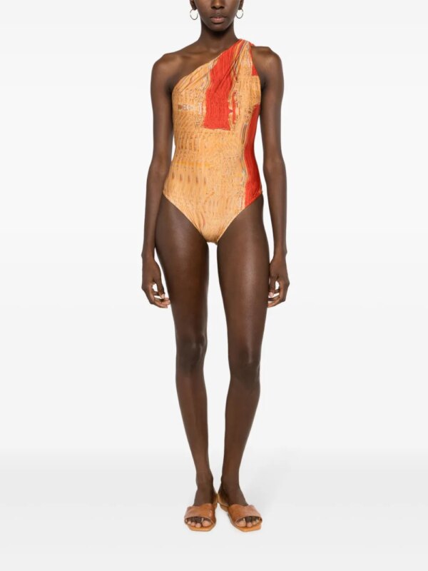 Lenny Niemeyer Asymmetrische onesie - Bruin