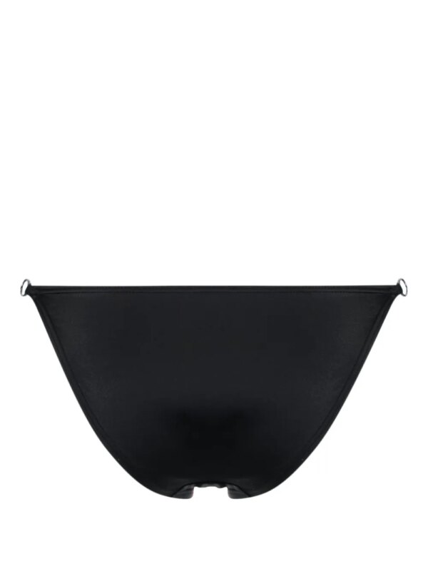 Diesel BFPN-Irina bikinislip met logoplakkaat - Zwart