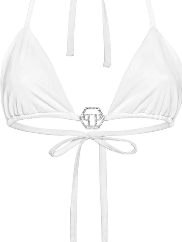Philipp Plein Triangel bikini - Wit