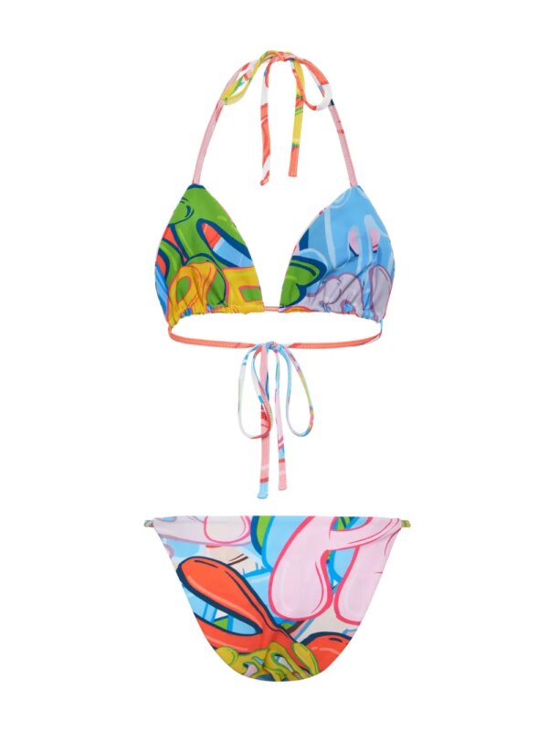 Philipp Plein Bikini met print - Roze