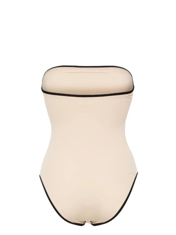 TOTEME Badpak met contrasterende afwerking - Beige