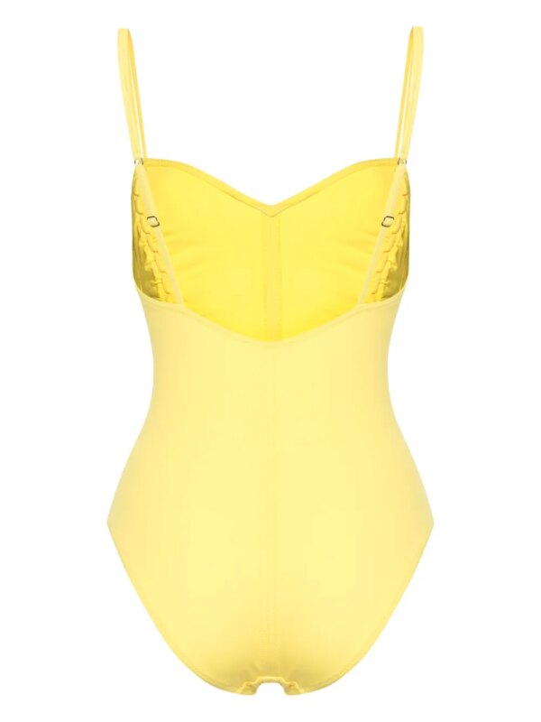Ulla Johnson Badpak met ruches - Geel