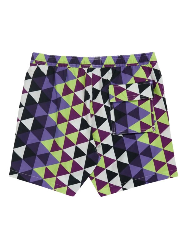 Psycho Bunny Alexander Varsity zwembroek - Paars