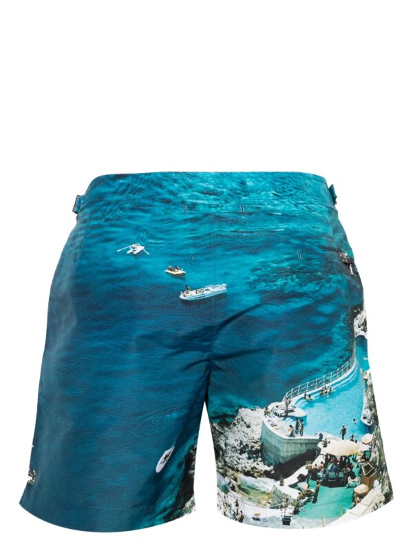 Orlebar Brown Zwembroek met print - Blauw