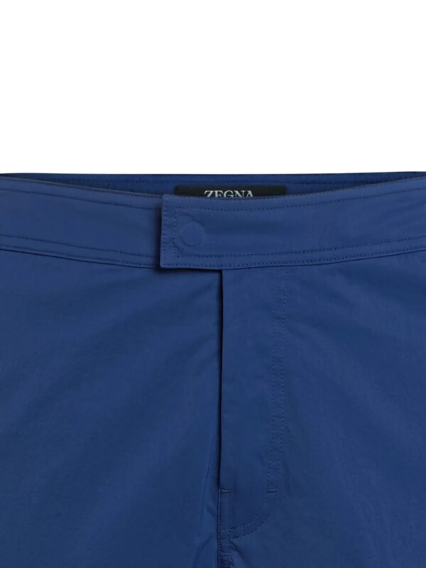 Zegna Zwembroek met logo - Blauw