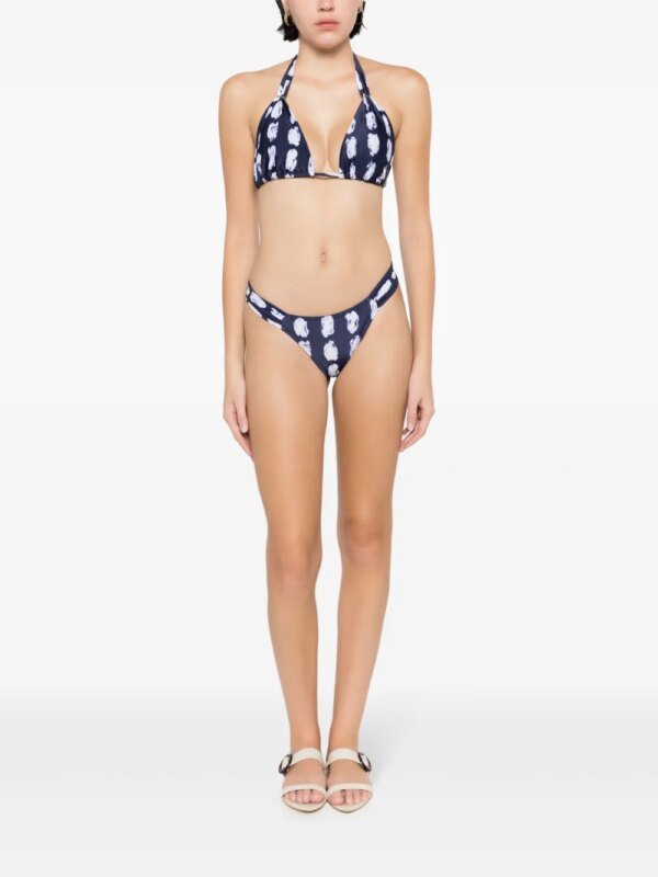 Lenny Niemeyer Bikinitop met geometrische print - Blauw
