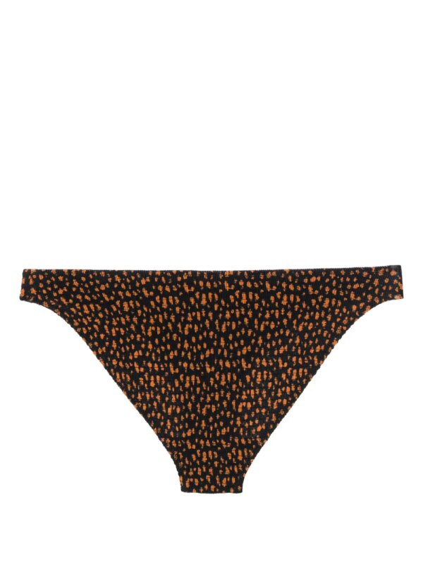 TOTEME Gesmockte bikinislip - Zwart